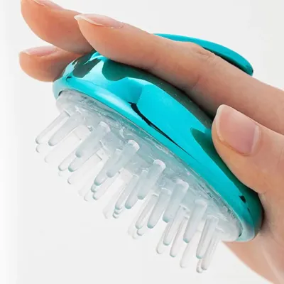 Silicone Head Massage Brush Comb 1 Pc